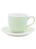 Greengate Tasse & Untertasse Alice in pale green