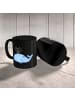 Mr. & Mrs. Panda Teetasse Wal Konfetti ohne Spruch in Schwarz