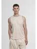 DEF DEF Herren Mesh Tanktop in oatmeal/white