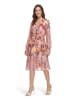 Vera Mont Midikleid mit Print in Dark Pink/Rosé