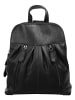 Cluty Rucksack echt Leder in schwarz
