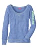 Venice Beach Langarmshirt in blau-meliert