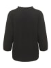 Kaffe Langarm-Bluse KAkatrine in Black Deep