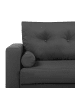 Beliani 2-Sitzer Sofa KALMAR in Grau/Braun - (W) 182 x (H) 88 x (L) 74 cm