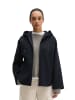 Marc O'Polo Woll-Kapuzen-Cape-Jacke relaxed in Deep Night Blue