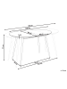 Beliani Esszimmertisch CLAVET in Braun/Schwarz - (W) 80 x (H) 77 x (L) 120 cm