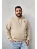 Men Plus Sweatshirt in dunkles kitt