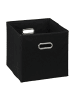 2x Aufbewahrungsbox in Schwarz - 30 cm