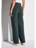 Street One 'Wide Leg Hose mit Struktur' Grün