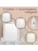 VASAGLE Schminktisch Kailyn in Weiß - (B)80 x (H)145 x (T)40 cm