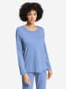 Hanro Longsleeve Sleep & Lounge in bluebird