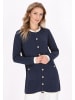 DreiMaster Women Cardigan in navy offwhite