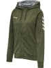 Hummel Reißverschluss Kapuzenpullover Hmlgo Damen in GRAPE LEAF