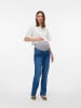 Vero Moda Umstandsjeans mit Straight Fit in Medium Blue Denim
