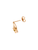 gaya Women Earrings in Rose Gold Green