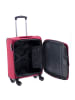 Gladiator 2000 4 Rollen Kabinentrolley 55 cm mit Dehnfalte in red