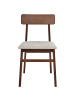 Beliani 2er-Set Esszimmerstuhl STACY in Braun/Beige