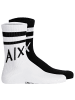 Armani Exchange Socken 2er Pack in Schwarz/Weiß