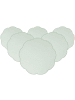 Villeroy & Boch 6er Set Platzsets Fleur Accessoires in ø 40 cm in grün