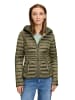 CARTOON Steppjacke mit abnehmbarer Kapuze in Olive Night