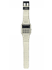 Casio Digitaluhr mit Taschenrechner Vintage Edgy Beige Schwarz / Creme