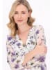 Usha Women Dress in violet multicolor