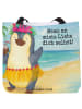 Mr. & Mrs. Panda Strandtasche Pinguin Kokosnuss Design mit Spruch in Weiß