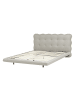 Beliani Doppelbett SOULISSE in Beige/Schwarz - (W) 158 x (H) 93 x (L) 222 cm