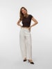 Vero Moda VMSELMA HW BARREL PANTS WVN NOOS in Snow White