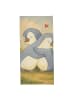 Mr. & Mrs. Panda Badehandtuch Pinguine Kuscheln Design ohne Spruch in Grau Pastell