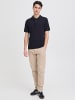 CASUAL FRIDAY Einfarbiges Poloshirt Kurzarm Klassische Passform in Dunkelblau