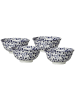Ritzenhoff & Breker 4er Set Müslischalen Royal Sakura ø 15,5 cm weiß-blau in weiß-blau