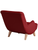 58 aufm Kessel COCKTAILSESSEL Kajsa Kunstleder chilli