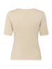 Kaffe Strickpullover KAlizza Regular fit in Feather G. with Chalk contrast