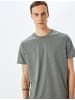 KOTON TSHIRT SS BSC in Anthrazit