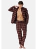 Schiesser Pyjama Selected Premium Warming in Mehrfarbig