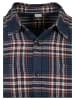 Urban Classics Flanell-Hemden in darkblue/rustred