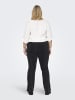 ONLY Carmakoma Flared fit jeans in Washed Black