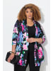 Ulla Popken Shirtjacke in schwarz