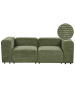 Beliani 2-Sitzer Sofa FALSTERBO in Grün - (W) 204 x (H) 70 x (L) 105 cm