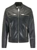 Carlo Colucci Lederjacke Bento in Grau