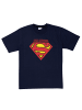 United Labels Dad Power T-Shirt - Superman Logo in blau