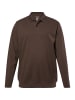 JP1880 Poloshirt in dunkelbraun