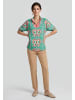 Usha Women Blouse in Multicolor Green