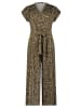 Betty Barclay Jumpsuit mit Eingrifftaschen in Black/Khaki