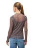 Zero  Mesh-Shirt mit grafischem Print in CreamBrown