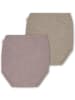 Normani Outdoor Sports 2er Pack Baby Merino Windelhose Tokoroa in Beige/Rosa