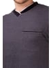 Moonline Pyjama mit karierter Hose in bordeaux/blau