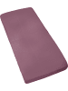Erwin Müller Single-Jersey Kinder-Spannbettlaken Murnau in aubergine