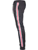 Urban Classics Jogginghose in blk/wht/firered